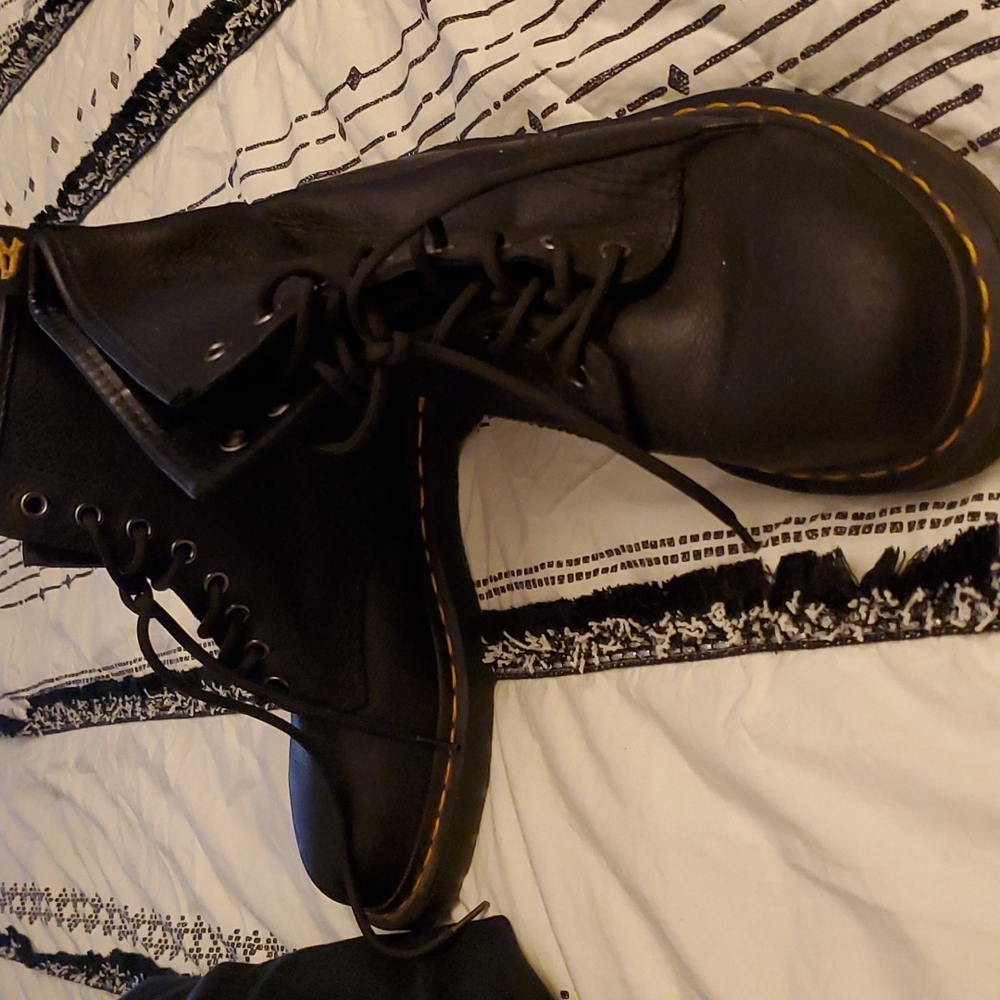 Black Doc Martens with Cushion Soles